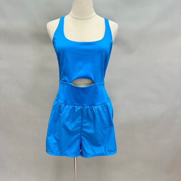 Free People Movement Righteous Runsie in Blueprint Size Large One Piece Running - Picture 15 of 16